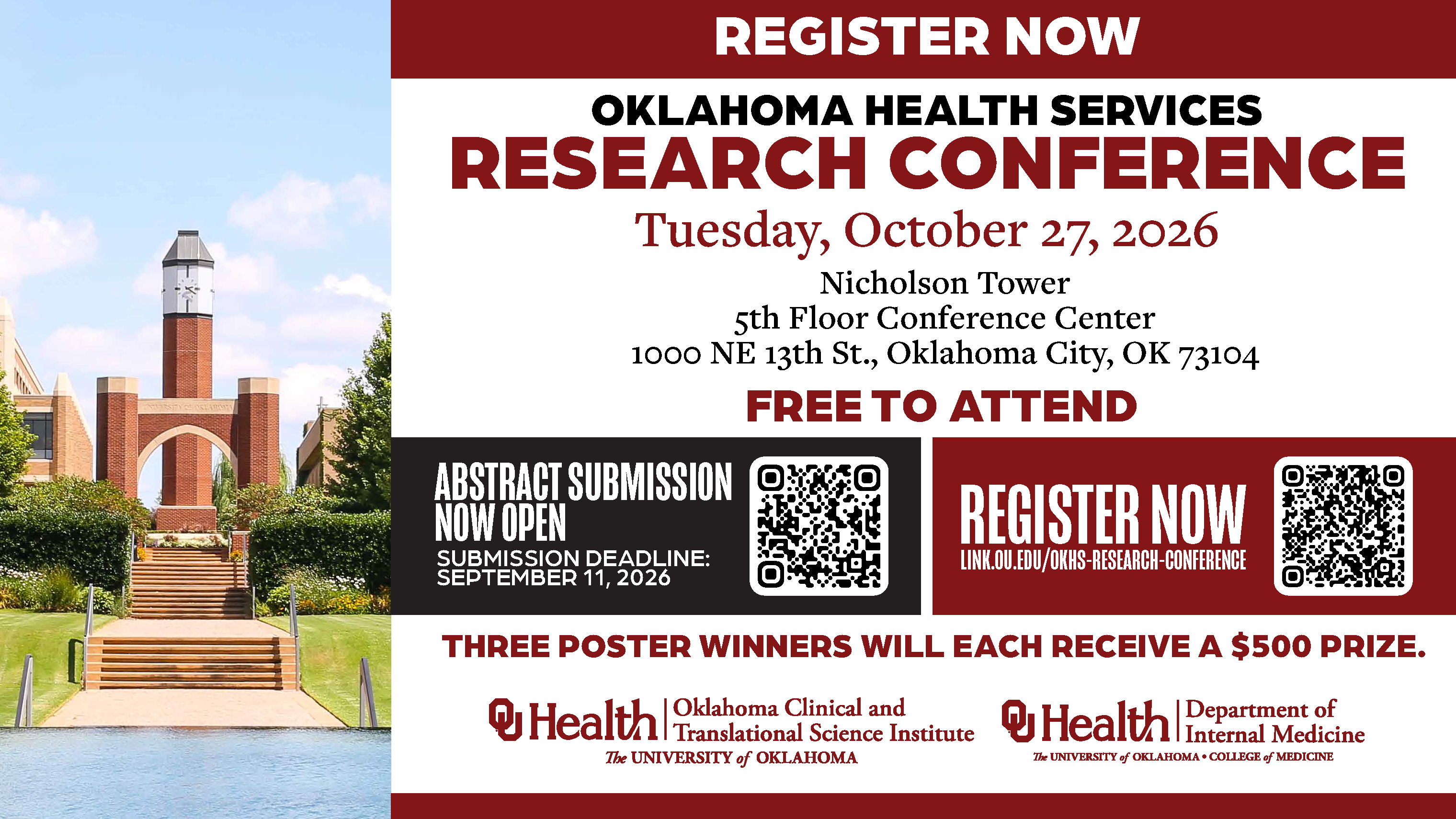 Oklahoma Health Services Research Conference Flyer 2026