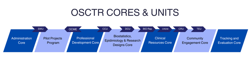 OSCTR Cores and Units Diagram, details below